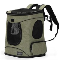 NEW $87 Pet Travel Backpack Carrier Olive Green