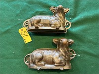 2 Griswold Lamb Cake Molds