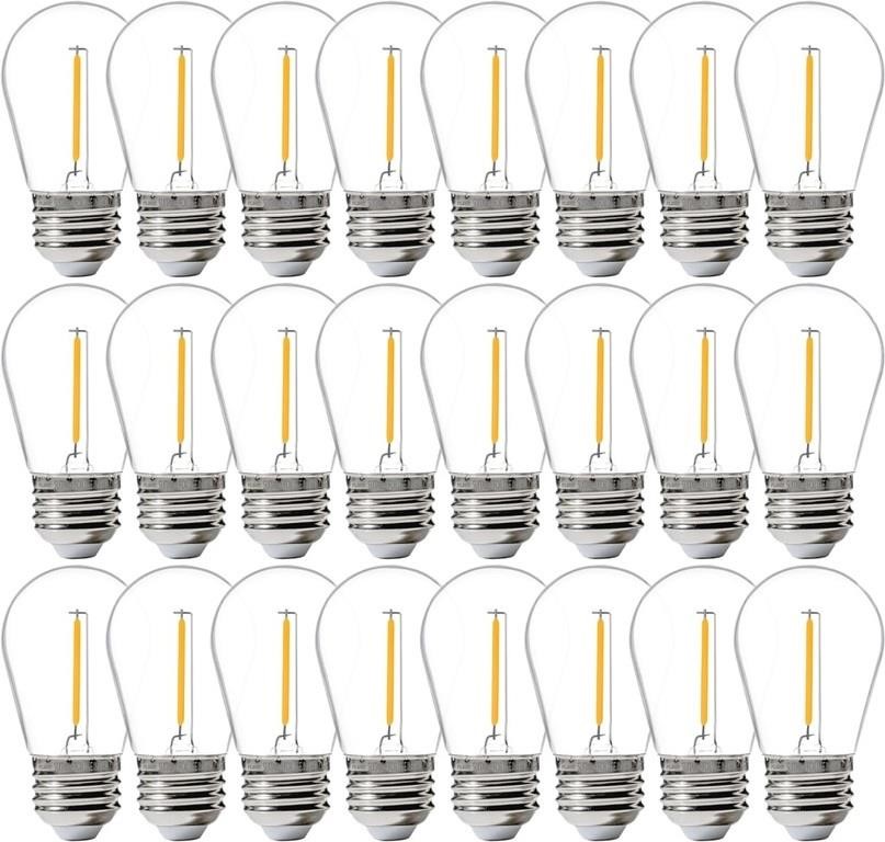 FLSNT 24 Pack LED S14 Replacement Light Bulbs, 1W