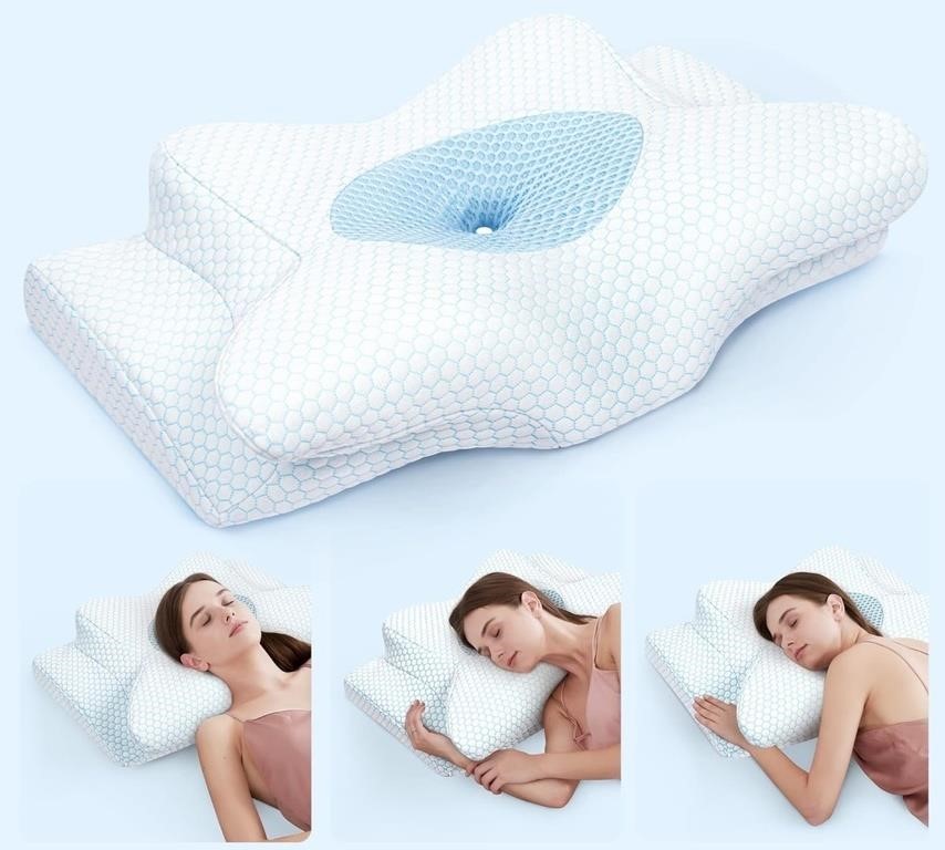 Emircey Adjustable Neck Pillows for Pain Relief