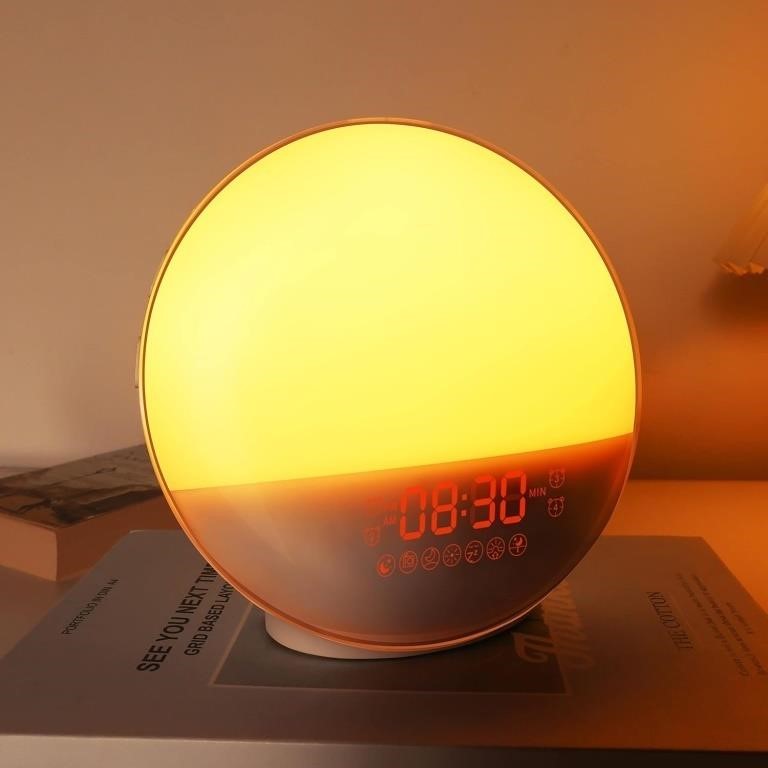 Sunrise Alarm Clock for Heavy Sleepers, Wake Up