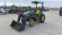 1998 John Deere 4400 4WD Compact Tractor w/ Loader