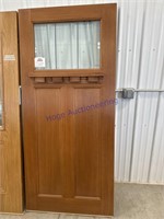 WOOD DOOR, OUTSIDE ENTRY, 35.5 X 79T, TAX APPLIES