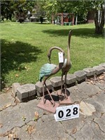 2 Metal Bird figures