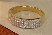 0.8ct Natural Diamond Ring 18K Gold