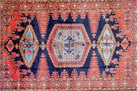 UNIQUE HAND KNOTTED PERSIAN WOOL RUG - NICE DESIGN