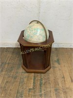 GLOBE ON  WOODEN  STAND