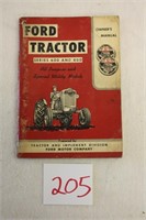 Ford Tracotor Series 600 & 800 Owner's Manual