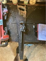 Hand Saw &14" Pipe Wrench