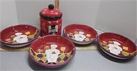 4 Jennifer Brinley Chef Pasta Bowls