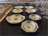 Royal Doulton Bowls & Two Handled Dish