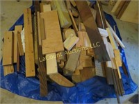 large amount scrap wood for crafting or projects