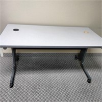 Computer Table on Wheels 60"x29"x30"  (R# 219)