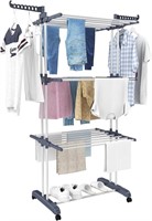 SEALED-Clothes Drying Rack,4-Tier Foldable Clothes