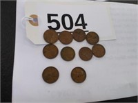 Lincoln Cents - 1920-PS, 33, 34-PD, 28-S, 30-PD, 3