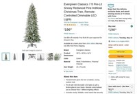 B9796  Evergreen Classics Snowy Redwood Pre-Lit 7