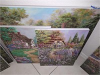 3 STRETCHED CANVAS PRINTS - VIOLET SCHWENIG