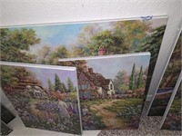 3 STRETCHED CANVAS PRINTS - VIOLET SCHWENIG