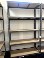 Large Industrial Shelving Unit 10'H x 6'W x 2'D