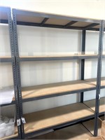 Large Industrial Shelving Unit 10'H x 6'W x 2'D