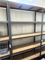 Large Industrial Shelving Unit 10'H x 6'W x 2'D