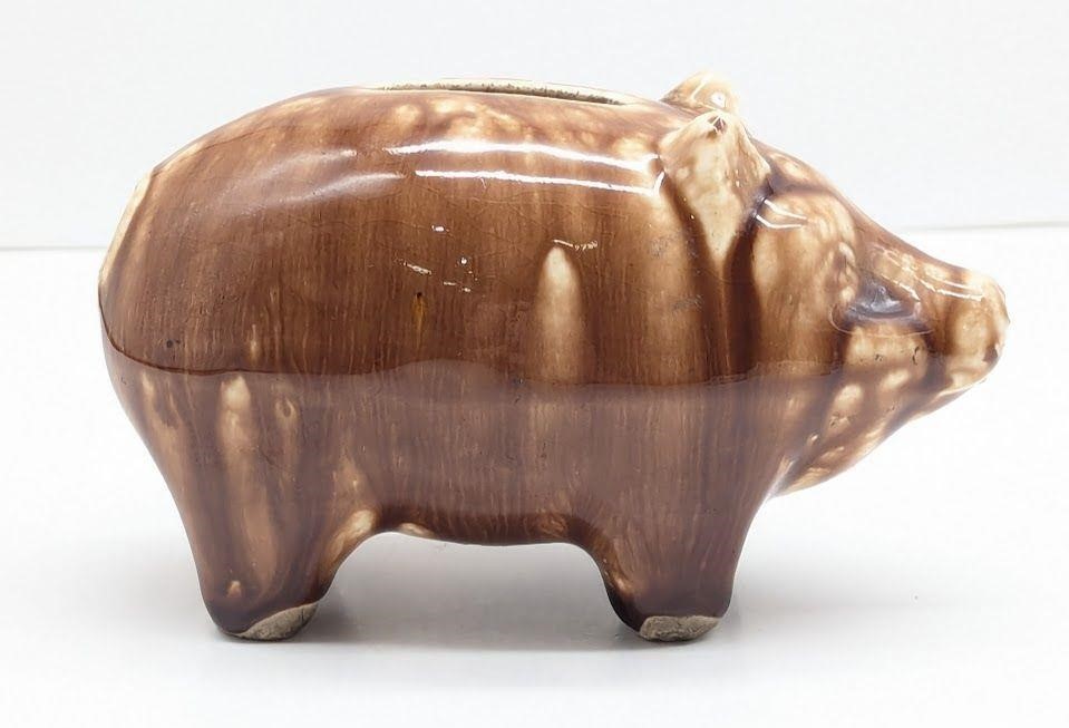 Pottery Pig Piggy Bank