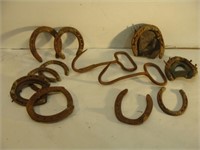 Horse SHoes and Hay Bale Hooks
