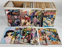 LONG BOX FULL OF ASSORTED COMIC BOOKS