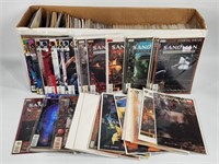 LONG BOX FULL OF ASSORTED COMIC BOOKS