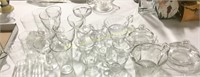 Lot of 29 Pieces Heisey and Other Glassware