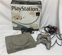 Sony Playstation 1 PS1 Console & Box 2 Controllers