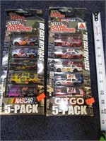 2-- 5pk 1:64 DIECAST NASCAR CARS