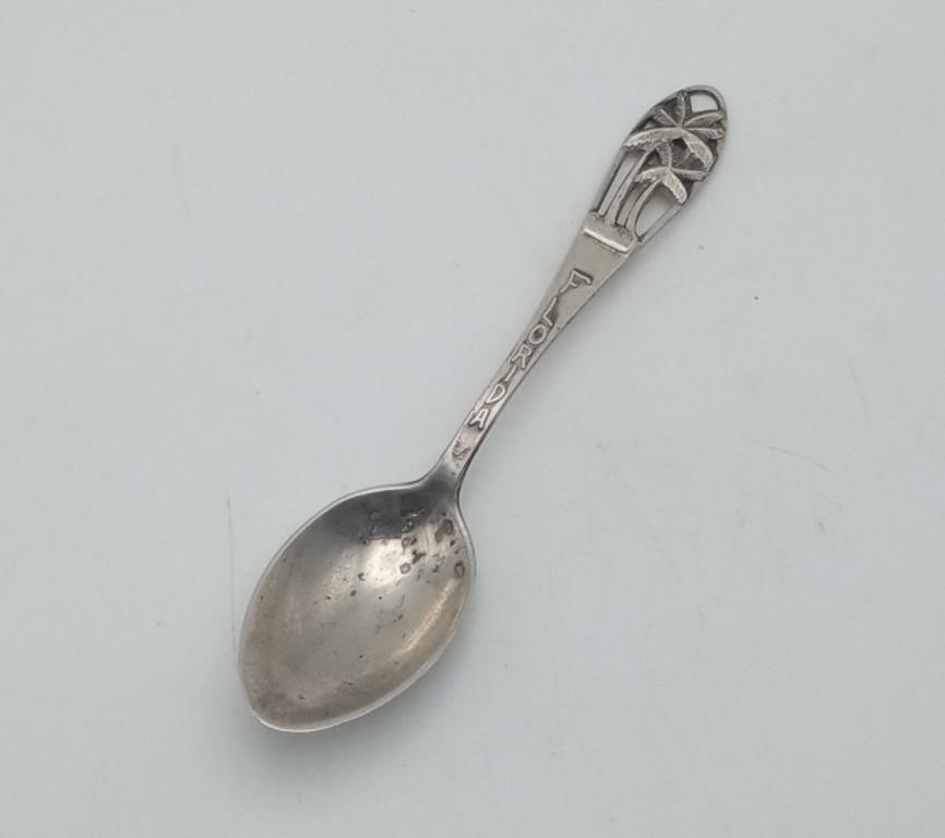 Sterling Silver FLORIDA Tea Spoon