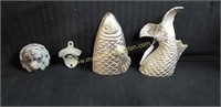 Decorative Metal Fish & Bottle Openers