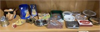 Shelf lot - vintage ashtrays, cigarette cases,