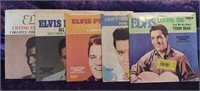 ELVIS 45 RECORDS LOT OF 5 + sleeves Original era