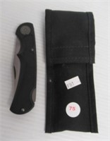 Western USA 546 4" blade pocket knife with belt