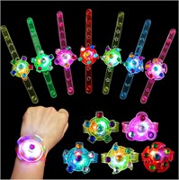 WELLVO 8 Pack LED Fidget Spinners  4-8 8-12