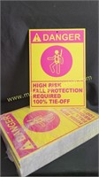 24 NEW Foam Signs - FALL PROTECTION
Approx 14" x