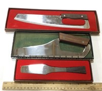 3 advertising knives