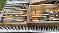 Wood box w/ set of reamers