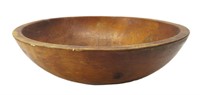 Signed Vintage Wood Bowl 14"Rx4"T