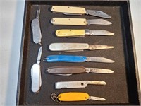 Set of 10 Various Knives