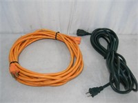 2 count 20 Ft Extension cords