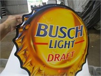 Busch Light Draft Metal Sign