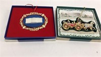 (2) White House Christmas Ornaments years