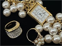 14K Gold Plated and Gold Tone Jewelry
