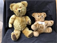 (2) Early 19th Century Stuffed Bears