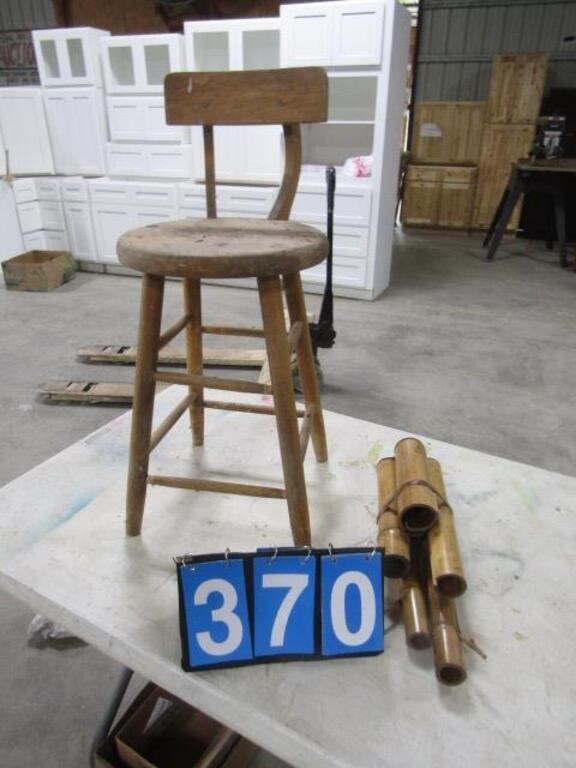 STOOL AND DECOR ITEM