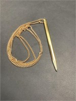 3.5" mechanical pencil on 35" chain